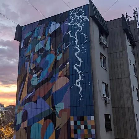 Apartment Tesla Time Machins 2bedrooms & Living Novi Sad